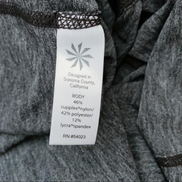 Athleta Elation Cropped Yoga Leggings in‎ Heather Grey, Workout Tights, Size XS - Picture 9 of 11